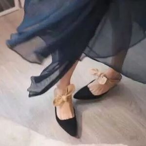 The row same style coco suede mules